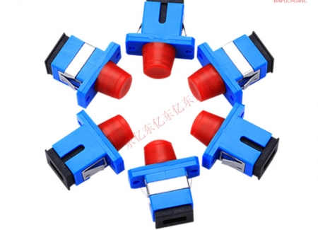 FC-SC塑料光纤适配器 法兰盘 耦合器