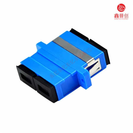 SC双工（双联）光纤适配器 法兰盘 耦合器